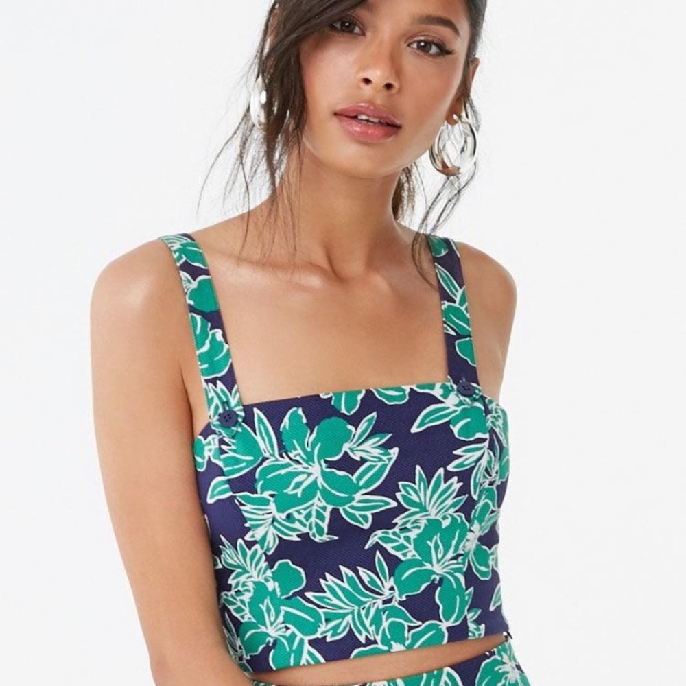 Woven Crop Top